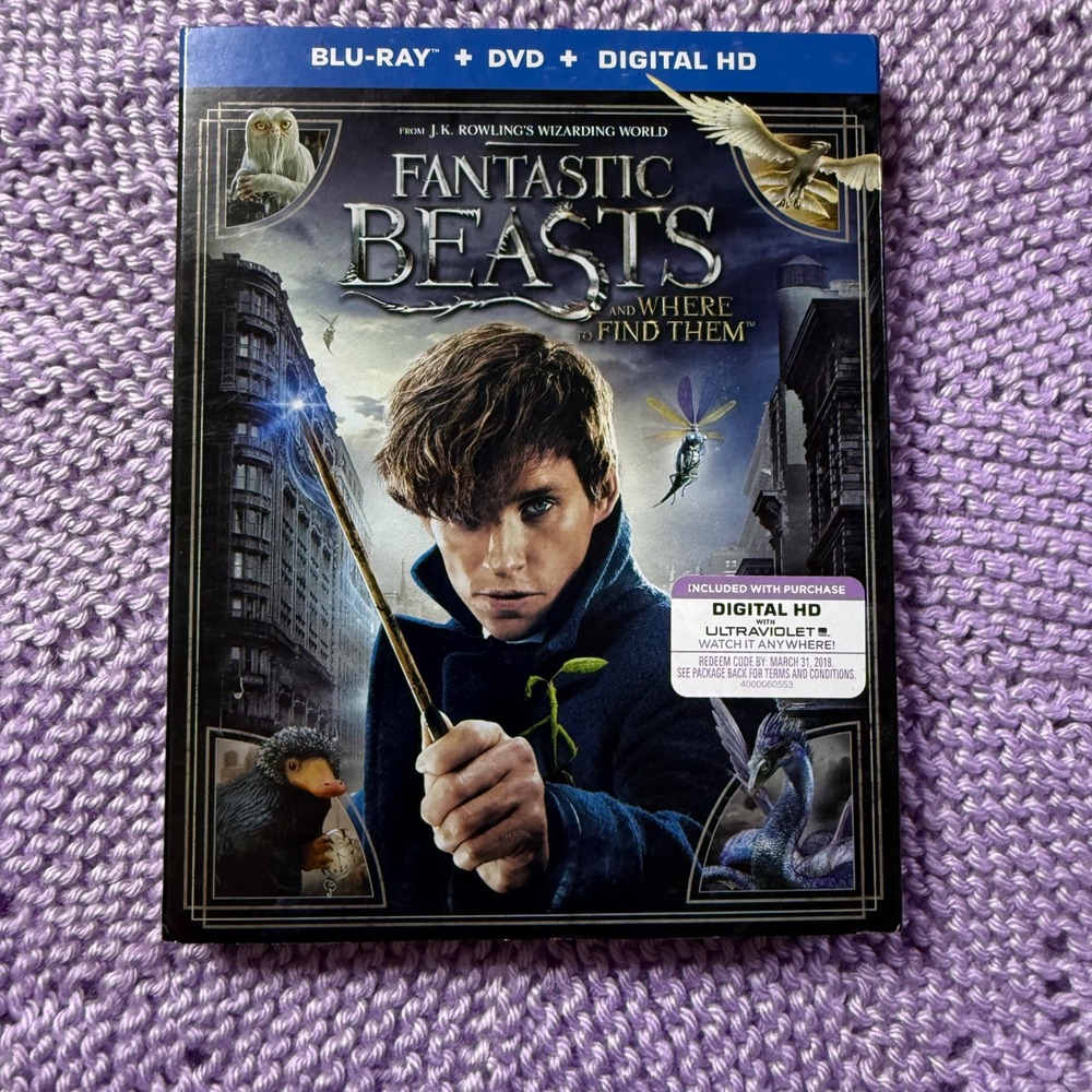 Fantastic Beasts and Where to Find Them Blu-ray DVD Digital HD‎